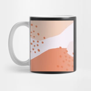 pink and mauve groovy simple abstract design Mug